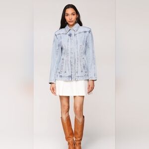 Avec Les Filles Corset Jean Jacket